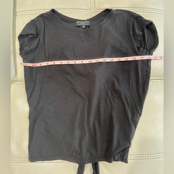 Brave Soul Black Top with Open Back in XS - Picture 7 of 7